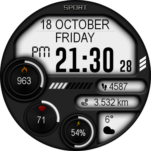 Digital Iwasa Watch Face Screenshot 16