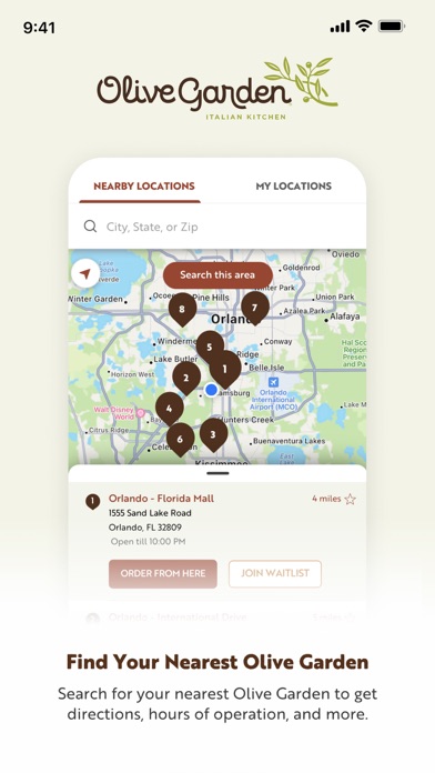 Olive Garden Italian Kitchen Screenshot 2