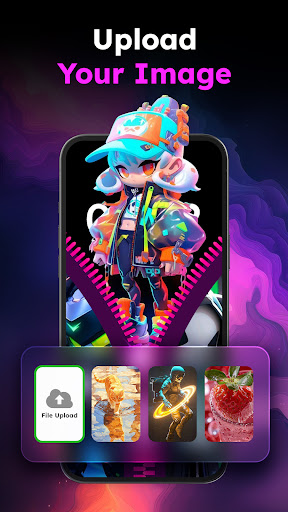 Zipper Lock Wallpapers Screen Screenshot 5