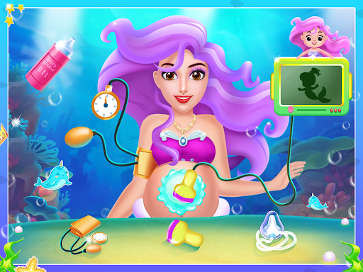 Mermaid Mom & Baby Care Screenshot 3