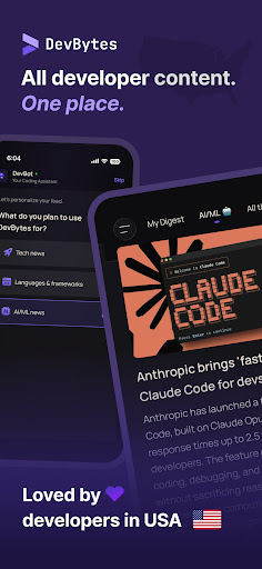 DevBytes-For Busy Developers Screenshot 1