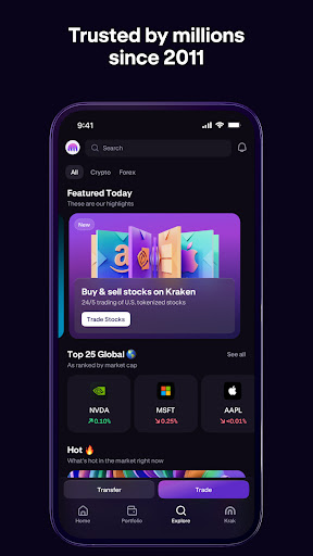 Kraken: Buy Stocks & Crypto Screenshot 3