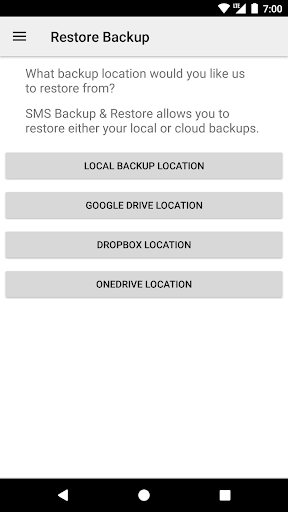 SMS Backup & Restore Pro Screenshot 6