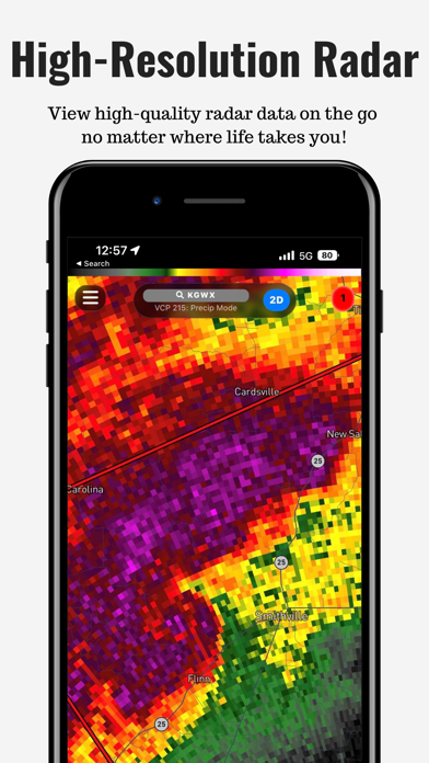 RadarOmega: Doppler Radar App Screenshot 1