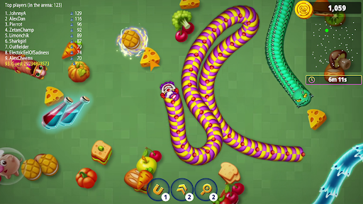 Worms Zone .io - Hungry Snake Screenshot 8