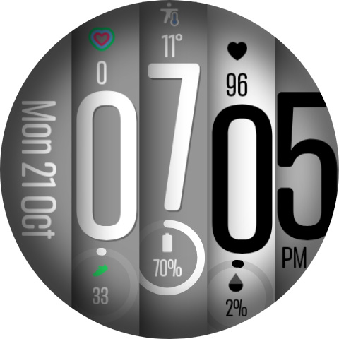 Stretch Fall - Watch face Screenshot 8