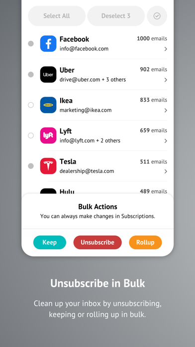 Unroll.Me - Inbox Mail Cleaner Screenshot 2
