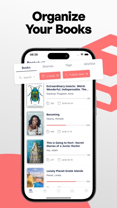 Bookshelf-Your virtual library Screenshot 1