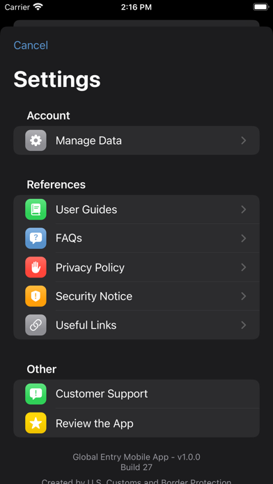 Global Entry Screenshot 7