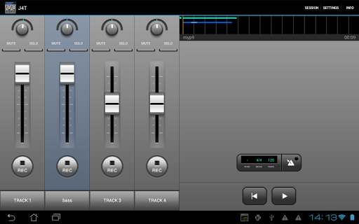 J4T Multitrack Recorder Screenshot 10