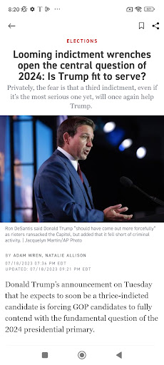 POLITICO Screenshot 5