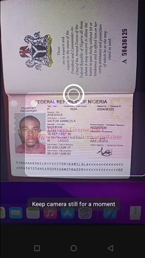 ID Card, Passport, Driver Lice Screenshot 1