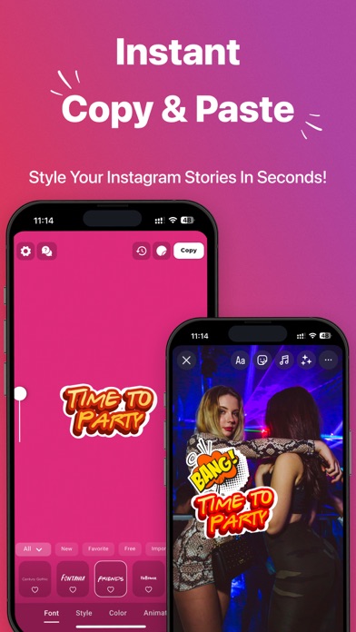 StoryFont for Instagram Story Screenshot 1