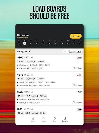TruckSmarter Load Board & Fuel Screenshot 8