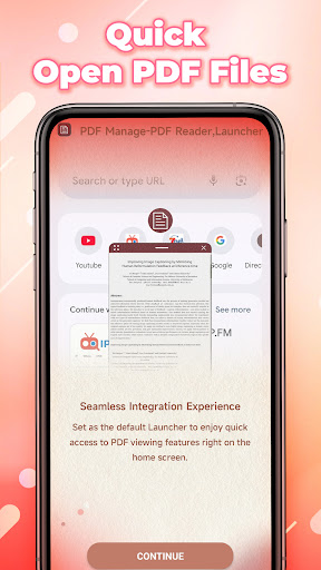 Document Reader-PDF Launcher Screenshot 1