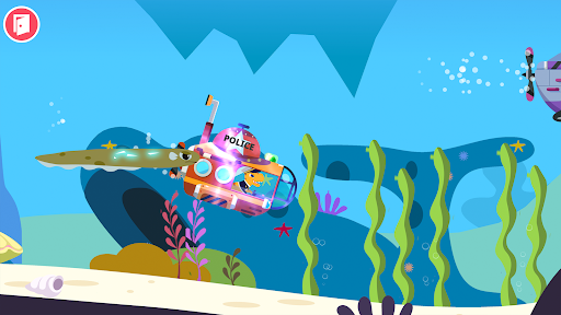 Dinosaur Police Car Games kids Screenshot 5