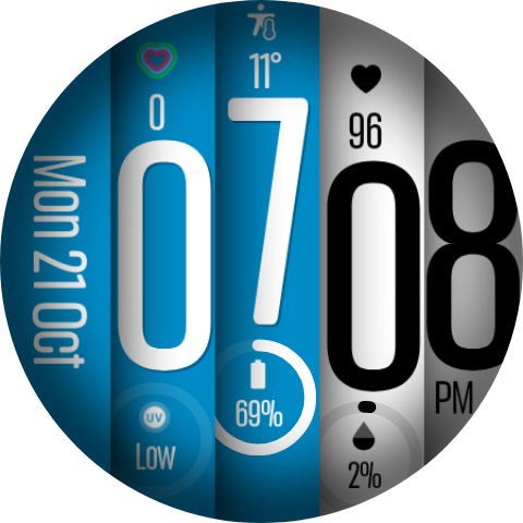 Stretch Fall - Watch face Screenshot 11