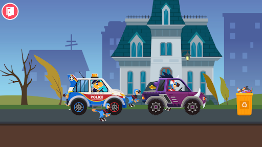 Dinosaur Police Car Games kids Screenshot 6