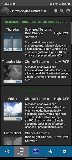 NWS Weather Screenshot 3