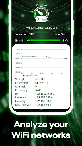 Analyze WiFi Launcher Screenshot 2