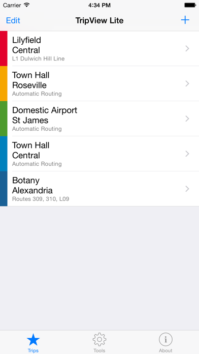 TripView Screenshot 1
