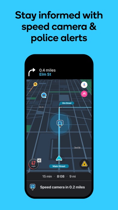 Waze Navigation & Live Traffic Screenshot 3