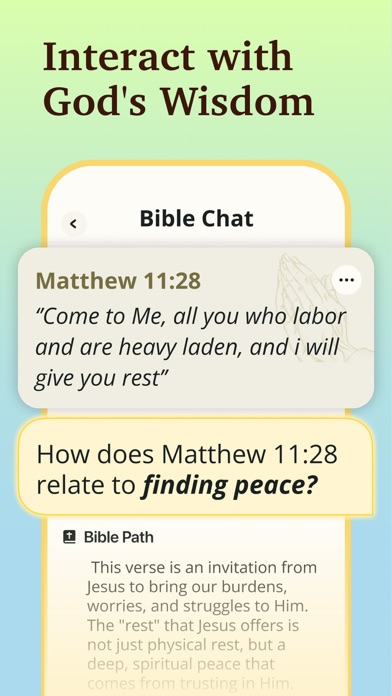 Bible Path: Prayers & Widgets Screenshot 2
