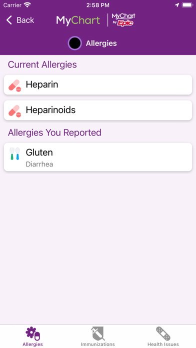 Trinity Health MyChart Screenshot 9