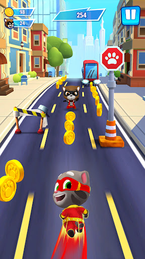 Talking Tom: Hero Dash Run Screenshot 2