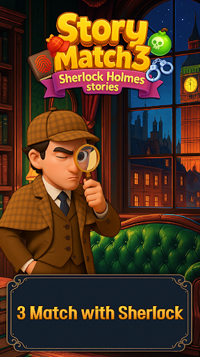 Sherlock Holmes Mystery Match3 Screenshot 1
