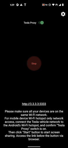 TeslaMirror Screenshot 1