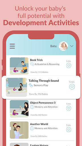 Baby Development & Milestones Screenshot 2