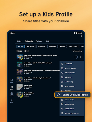 Audible: Audiobooks & Podcasts Screenshot 12