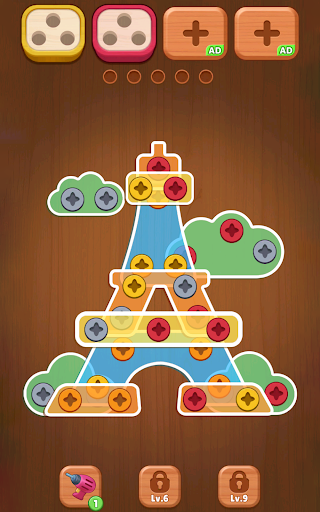 Woodbolt Sort: Nuts & Screws Screenshot 6