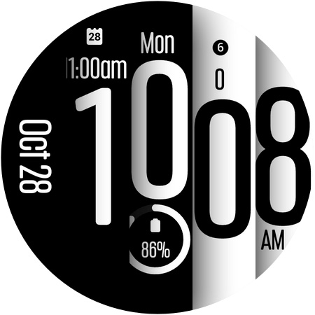 Stretch Fall - Watch face Screenshot 6