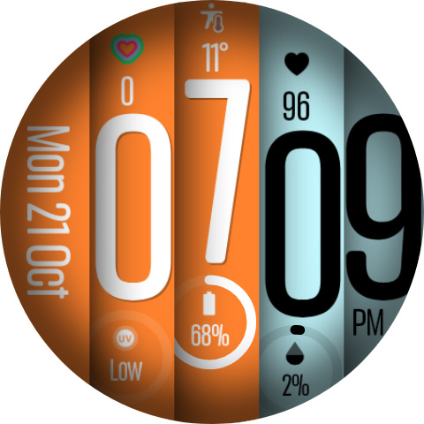 Stretch Fall - Watch face Screenshot 12