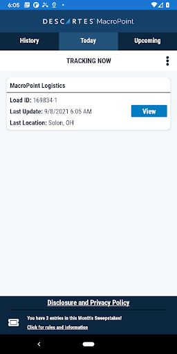 MacroPoint for Truckers Screenshot 1