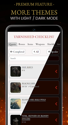 Tarnished Checklist Premium Screenshot 16