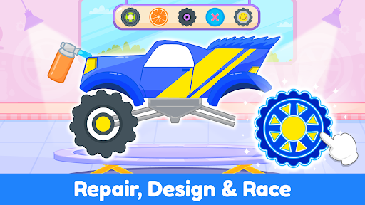 Monster Truck Kids Car Games Screenshot 1