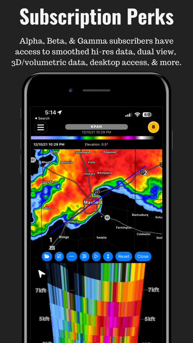 RadarOmega: Doppler Radar App Screenshot 9
