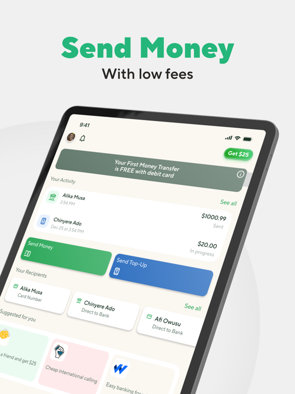 BOSS Money Transfer. Send Cash Screenshot 1