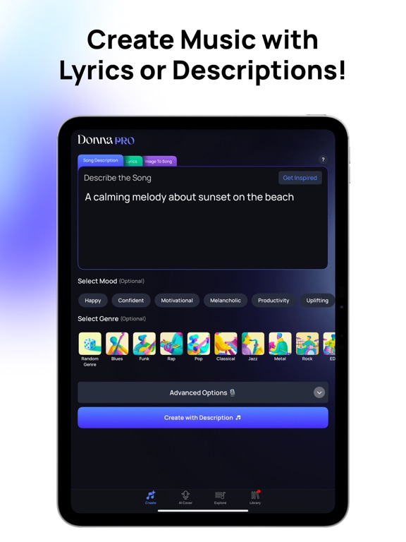 Donna AI Song & Music Maker Screenshot 2