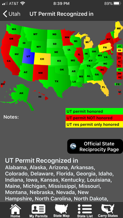 CCW – Concealed Carry 50 State Screenshot 1