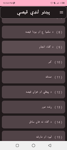 Pashto short stories پښتو قیصی Screenshot 3