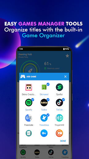 Gaming Hub: Game Launcher App Screenshot 13