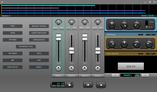 J4T Multitrack Recorder Screenshot 9