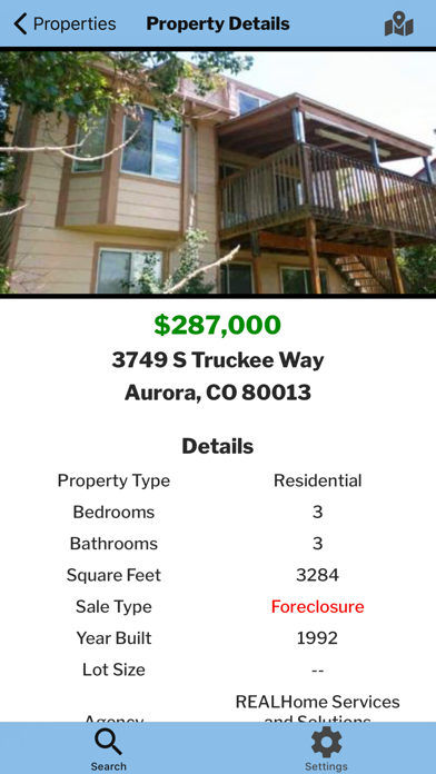 USHUD Foreclosure Home Search Screenshot 3
