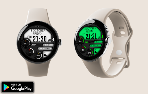 Digital Iwasa Watch Face Screenshot 1