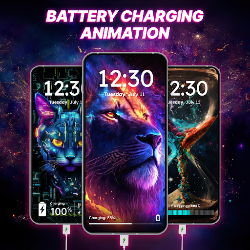 3D Battery Charging Animation Screenshot 1