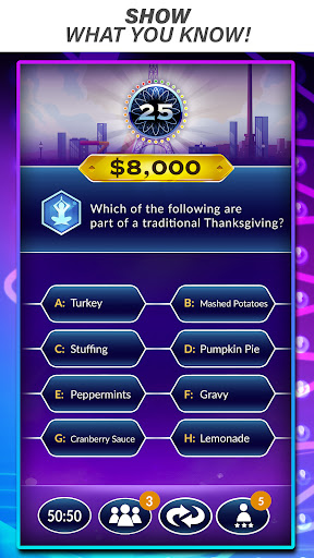 Official Millionaire Game Screenshot 1